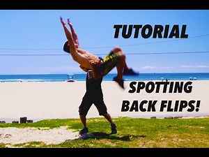 How to Spot a backflip tutorial- spotting back flip/tuck with Strength Project
