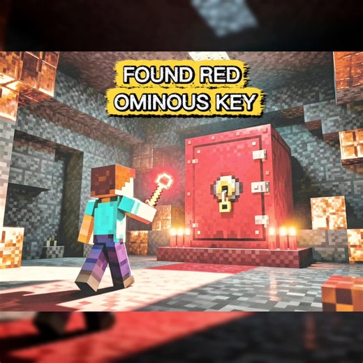 Found Red Ominous Key| Minecraft Ep-38 #shorts #minecraft #trend