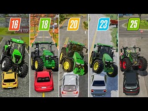 Fs16 Vs Fs18 Vs Fs20 Vs Fs23 Vs Fs25 | Car Suspension Compare | Timelapse