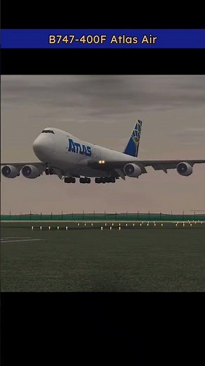 Boeing 747 Atlas Air – Epic Sunset Landing!