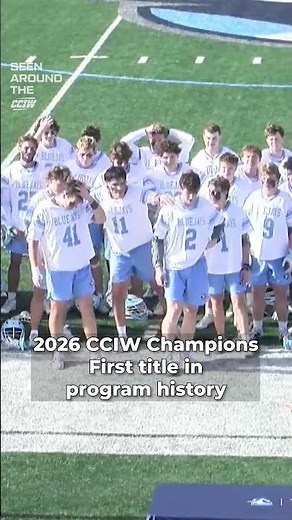 Elmhurst Celebrates First-Ever CCIW Men’s Lacrosse Championship