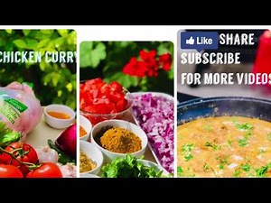 Easy chicken curry Home cooking Nelly’s Kitchen chicken curry for beginners using curry powder