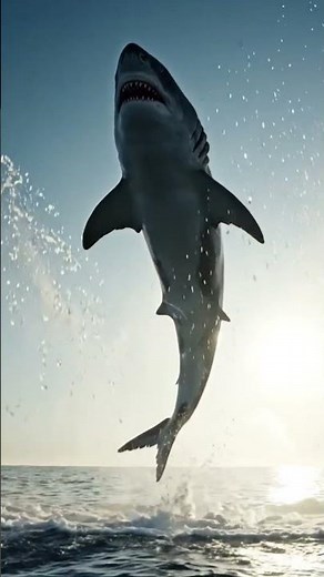 Great White Shark BREACHES in 4K | The Titan's Breach Cinematic