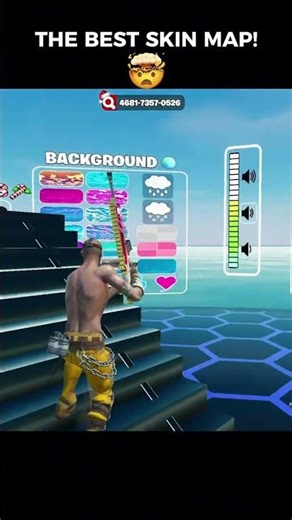 THE BEST MAP with SKINS in Fortnite #foryou #fortnite #1v1