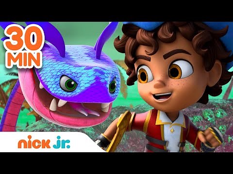 Santi's BEST Pirate Rescues! ⛵ | 30 Minute Compilation | Nick Jr.