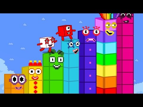 Numberblock 1 x 10 in the Giant Numberblock Maze Mayhem