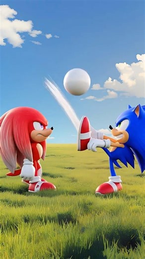⚽ Kicks Ball Knuckles' FACE — Every Single Time! #sonic #knuckles
