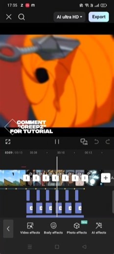 smooth zoom transition tutorial #haveitoldyoulatelythatiloveyou #animegif #naruto