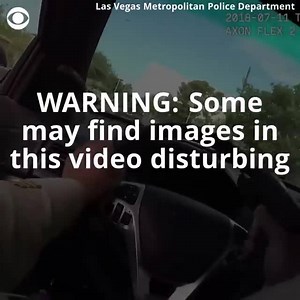 7.4K views · 48 reactions | OFFICER SHOOTS THROUGH WINDSHIELD A harrowing video from a Las Vegas police officer's body cam shows the officer shooting at two murders suspects during a chase after the officer and his partner were fired upon. Warning: video may be disturbing. https://cbsloc.al/2LekqoN | KPIX CBS San Francisco Bay Area | Facebook