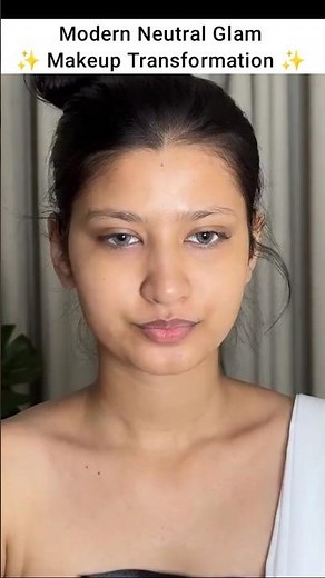 Mua- mohmayaaurmakeup | nude glam makeup transformation #shorts #makeup #makeover #glam #bridal #mua