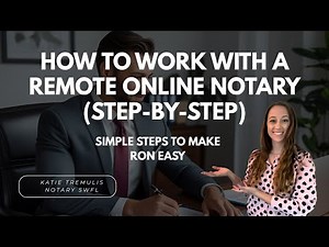 How to Work With a Remote Online Notary (Step-by-Step)