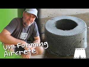 How To Un-form Aircrete + Foam Generator Volume Test
