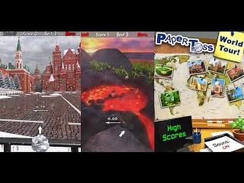 Paper Toss: World Tour HD GamePlay Trailer