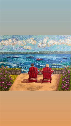  New Art Drop! My newest koi, lily pond, and Maine-inspired...