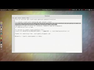 Make Wordlist with Kali Linux 2.0 Easy tutorial