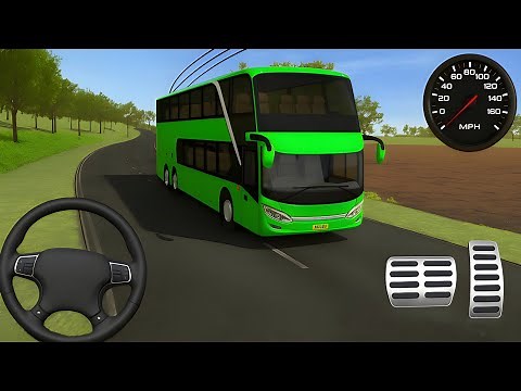 Luxury Double Decker Bus Simulator | Realistic 3D Coach Driving - Android Gameplay