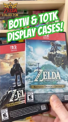 Legend of Zelda Display Cases Breath of The Wild & Tears of The Kingdom Added To The Collection!
