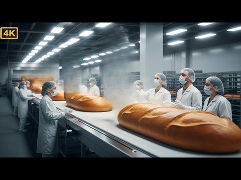 Inside a Modern Bread Making Factory: From Raw to Premium Bread Production (Full Process)