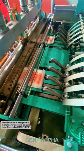 Plastic Bag Automation System #manufacturing