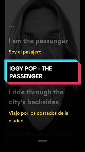 IGGY POP - THE PASSENGER: A Rock Classic by Iggy Pop