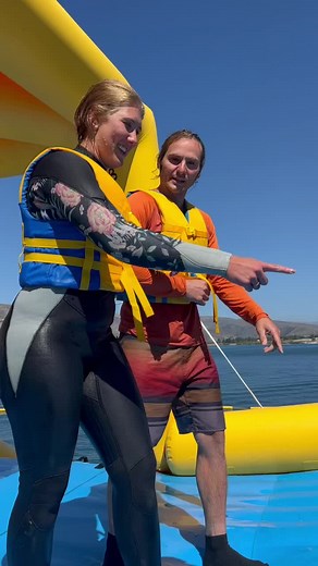 Experience the Ultimate Fun with Inflatable Water Catapult!