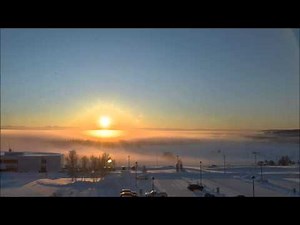 Winter solstice in Fairbanks, Alaska (December 21, 2012)
