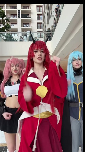 Prime time to slime @ava 🫐 @unidentifiedginger @Cake #rimuru #milim #reincarnatedasaslime #cosplay #katsucon