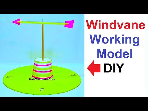 WIND VANE working model for science exhibition project | howtofunda
