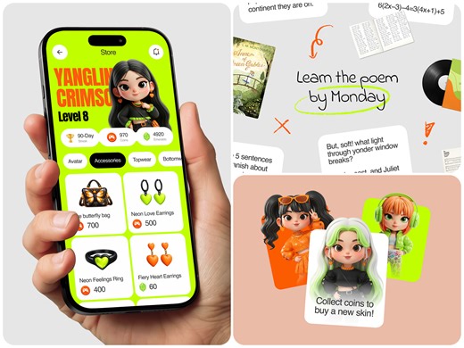 Kids Learning App UI – Gamified Education