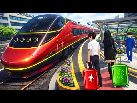 3D Driving Class Train Station Scene | Passenger Travel & Realistic City Gameplay | 3D Driving Class