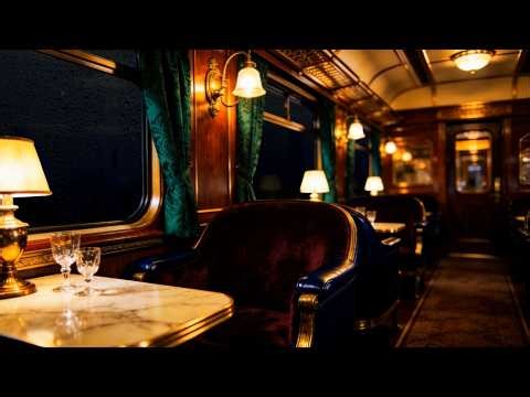 10 Hours Luxury Train Cabin Night Ride | Cozy Ambience for Sleeping, Reading, Relaxing | No Music