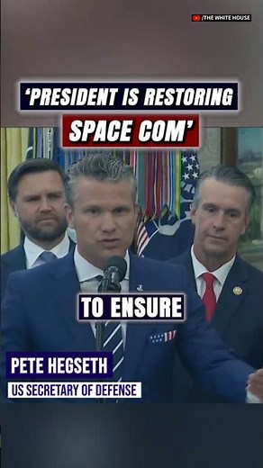 SPACE COM Restoring! Pete Hegseth ROARS on USA Space command | Pete Hegseth live video #shorts