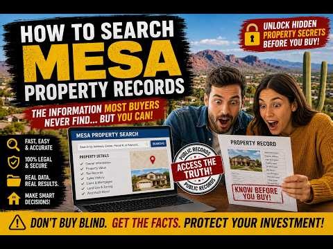 How to search Mesa property records