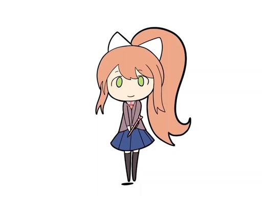 莫妮卡跳舞|Monika Dances | DDLC - Your Reality Animation