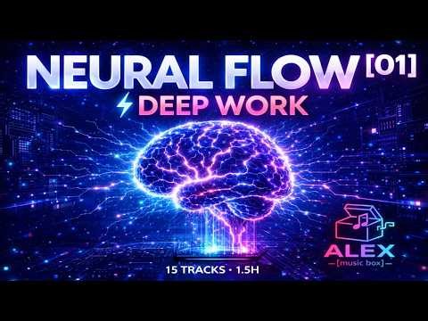 NEURAL FLOW [01] ⚡ Deep Work & Coding Music | Minimal Cyber-Techno 1.5H Mix