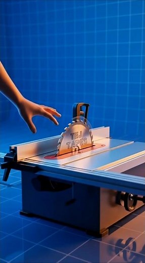 This Table Saw Can Tell You’re Human ⚙️🩸 | The Science That Saves Fingers #tejtapes #shorts