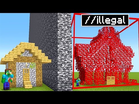 I Cheated with ILLEGAL BLOCKS in Minecraft Build Battle