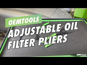 OEMTOOLS Adjustable Oil Filter Pliers