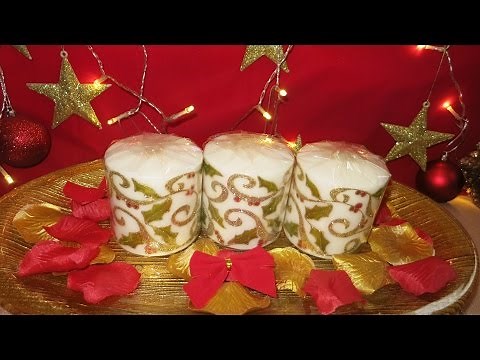 Christmas Candle Tutorial