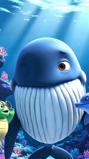 Meet the Ocean's Cutest Giants! 🌊🐋 (Orca, Whale & Shark)