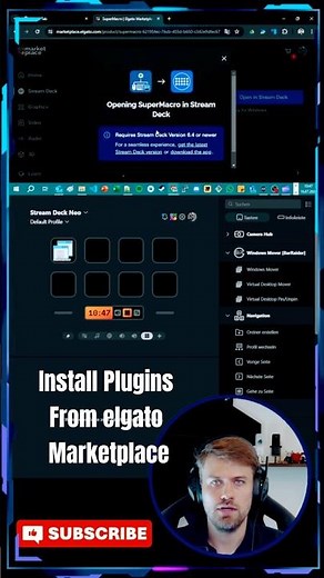 How to install plugins from Marketplace #plugin #streamdeck #techtok