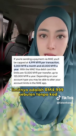 Limit dan Fungsi Akaun Mae Maybank