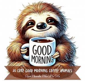 Cute Coffee Animal Clipart Bundle Coffee Graphics Funny Relatable Clip Art Coffee Animal Creative Gift for Coworker Happy PNG Animal Coffee - Etsy