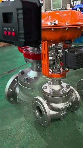 Smart flow with pneumatic & control valves ⚙️ #ControlValve #PneumaticValve #ButterflyValve