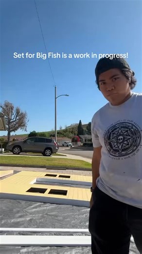 Alchemy Theatre Company | Jim Lowe and Katelyn Abaya working on the set for Big Fish! Get your tickets for Big Fish at a discounted rate while it’s still... | Instagram