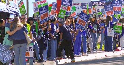 Sharp nurses and health workers begin three-day strike across San Diego