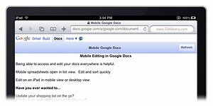 Google Docs now with online text editing, available to Android and iOS users