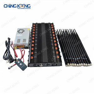 [Hot Item] 22-Band Desktop GSM Wi-Fi 3G 4G 5g Mobile Phone Signal Jammer