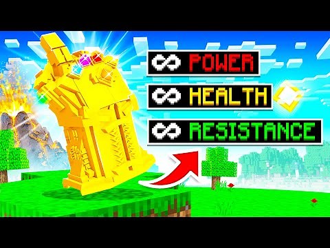 Minecraft But You Have The Infinity Gauntlet...