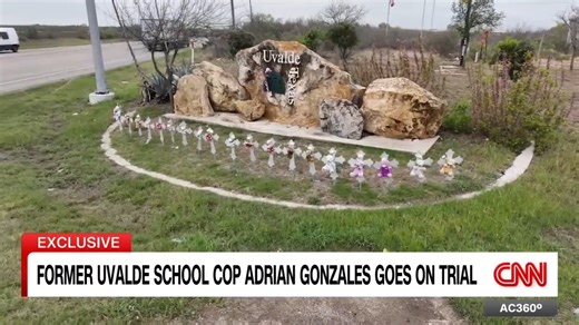 CNN's Shimon Prokupecz' exclusive analysis shows Uvalde school police officer was told where gunman was before he got into school building. Now that former officer is on trial, facing 29 felony counts of child endangerment or abandonment. | Anderson Cooper 360